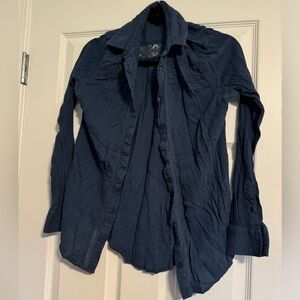 Cape Juby Blue Button Down Shirt